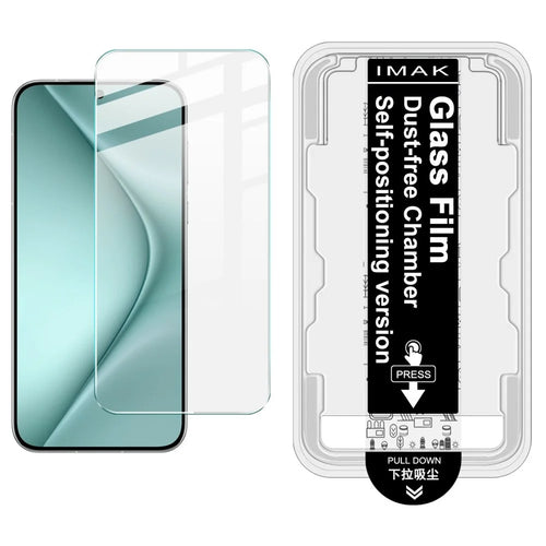 IMAK H Series For Huawei Pura 70 Tempered Glass Screen Protector Easy Installation Film with Auto Dust-Remove Tool Kit (Fingerprint Unlock) - 1