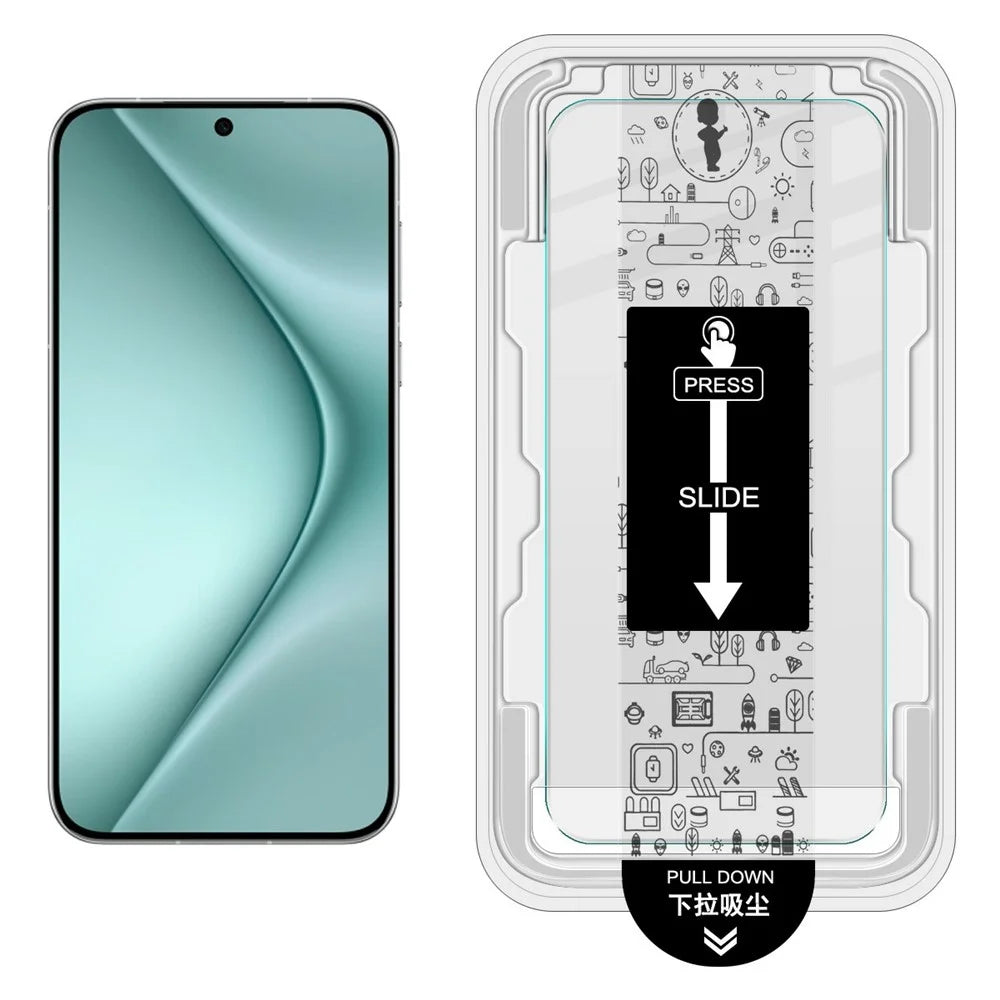 IMAK H Series For Huawei Pura 70 Tempered Glass Screen Protector Easy Installation Film with Auto Dust-Remove Tool Kit (Fingerprint Unlock) - 2
