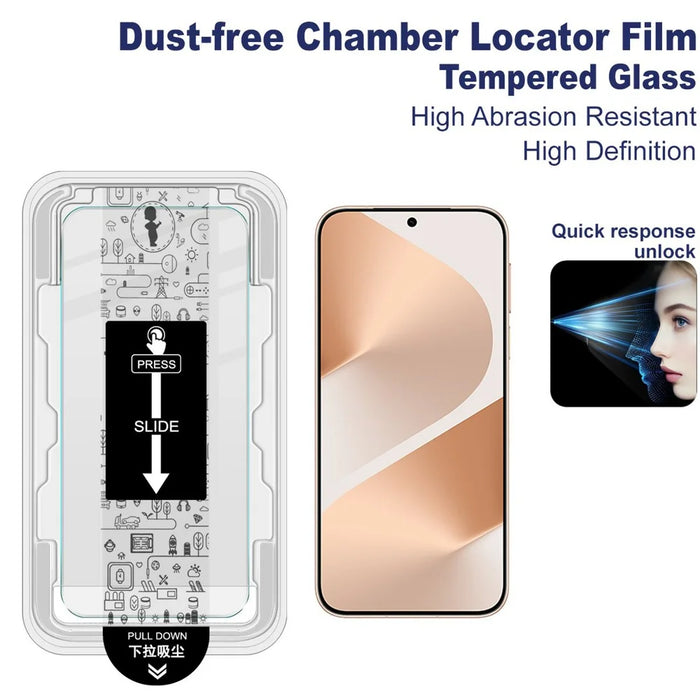 IMAK H Series For Huawei Pura 80 Tempered Glass Screen Protector Easy Installation Film with Auto Dust-Remove Tool Kit - 3