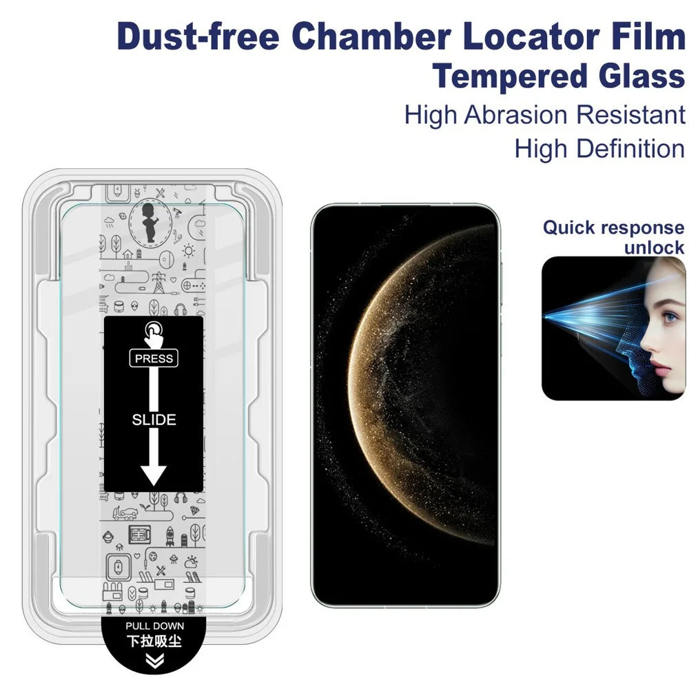 IMAK H Series For Huawei Mate 70 Tempered Glass Screen Protector Easy Installation Film with Auto Dust-Remove Tool Kit - 3