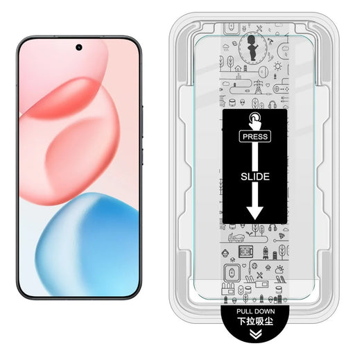 IMAK H Series For Honor 400 5G (Global) / 400 Pro 5G (Global) Tempered Glass Screen Protector Easy Installation Film with Auto Dust-Remove Tool Kit (Fingerprint Unlock) - 2