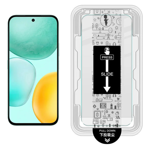 IMAK H Series For Honor X6c 4G Tempered Glass Screen Protector Easy Installation Film with Auto Dust-Remove Tool Kit - 2
