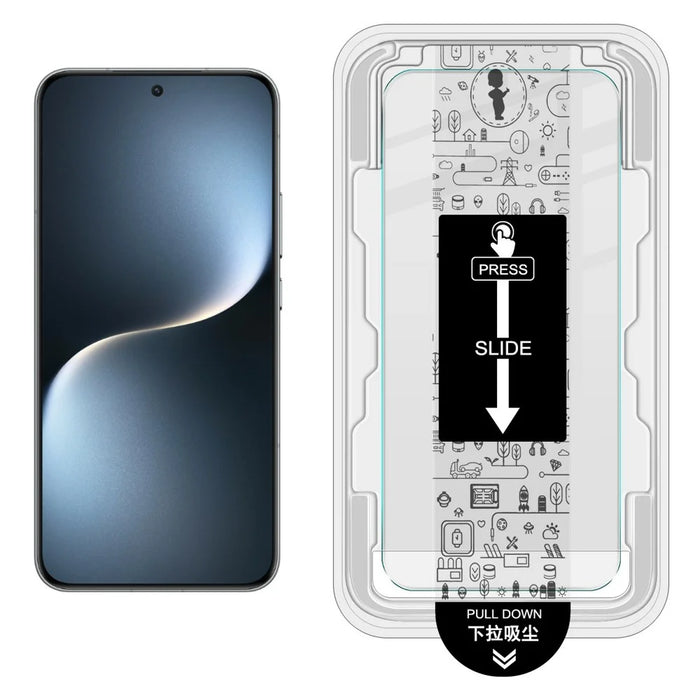 IMAK H Series For Honor Magic7 5G Tempered Glass Screen Protector Easy Installation Film with Auto Dust-Remove Tool Kit (Fingerprint Unlock) - 2