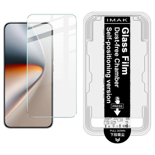 IMAK H Series For Honor GT Pro Tempered Glass Screen Protector Easy Installation Film with Auto Dust-Remove Tool Kit (Fingerprint Unlock) - 1