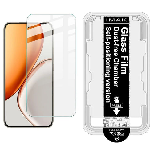 IMAK H Series For Honor Magic8 Lite 5G / X9d 5G / X70 5G Tempered Glass Screen Protector Easy Installation Film with Auto Dust-Remove Tool Kit (Fingerprint Unlock) - 1