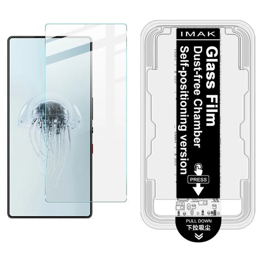 IMAK H Series Tempered Glass Film for ZTE nubia Red Magic 10 Pro+ 5G / 10 Pro 5G / 10S Pro 5G / 10S Pro+ 5G Screen Protector with Auto Dust-Remove Tool Kit (Fingerprint Unlock) - 1