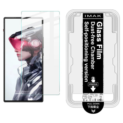 IMAK H Series For ZTE nubia RedMagic 10 Air 5G Tempered Glass Screen Protector Easy Installation Film with Auto Dust-Remove Tool Kit (Fingerprint Unlock) - 1