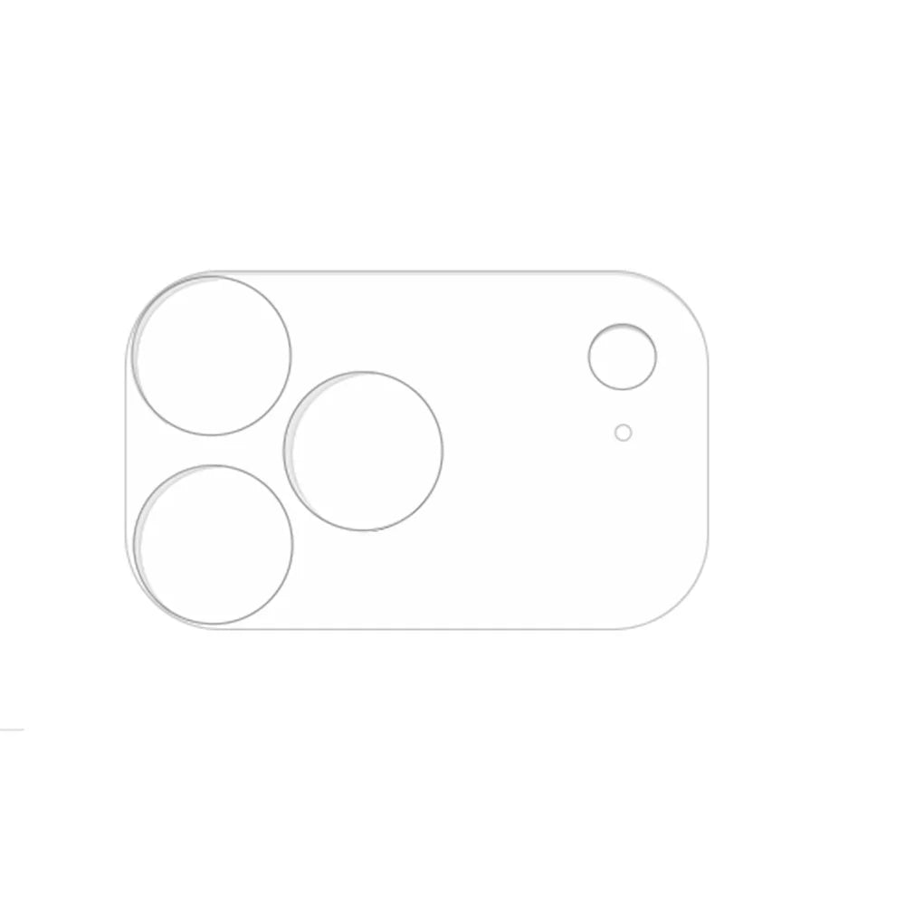 For iPhone 17 Pro Camera Lens Base Protector Crystal Clear Explosion-Proof Tempered Glass Lens Base Cover - 2