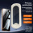For iPhone Air Anti-Spy Tempered Glass with Dust-Free Auto Applicator Full Coverage Screen Protector - Black - 4