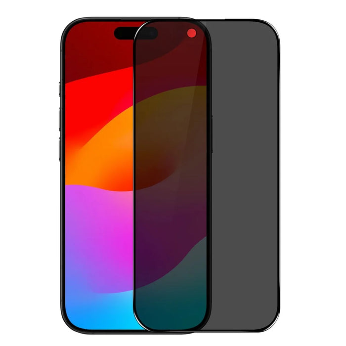 NORTHJO A++ For iPhone Air Screen Protector Privacy Full Glue Silk Printing Anti-Spy Tempered Glass Film - 1