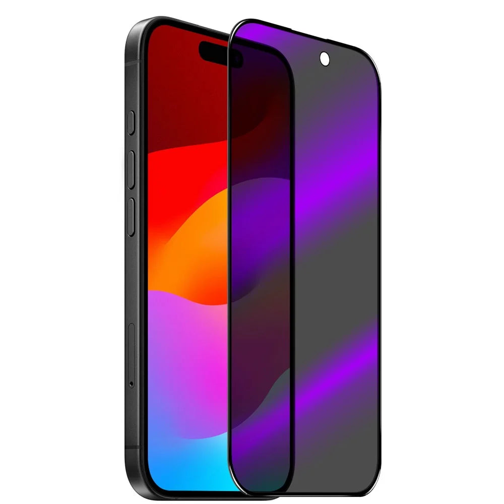 NORTHJO A++ For iPhone 17 Privacy Screen Protector Full Glue Silk Printing Anti Spy Anti-blue-ray Tempered Glass Film - 2