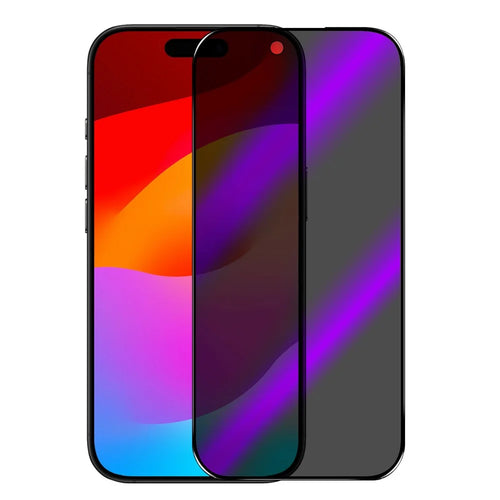 NORTHJO A++ For iPhone Air Privacy Screen Protector Full Glue Silk Printing Anti Spy Anti-blue-ray Tempered Glass Film - 1
