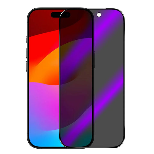 NORTHJO A++ For iPhone 17 Pro Max Privacy Screen Protector Full Glue Silk Printing Anti Spy Anti-blue-ray Tempered Glass Film - 1