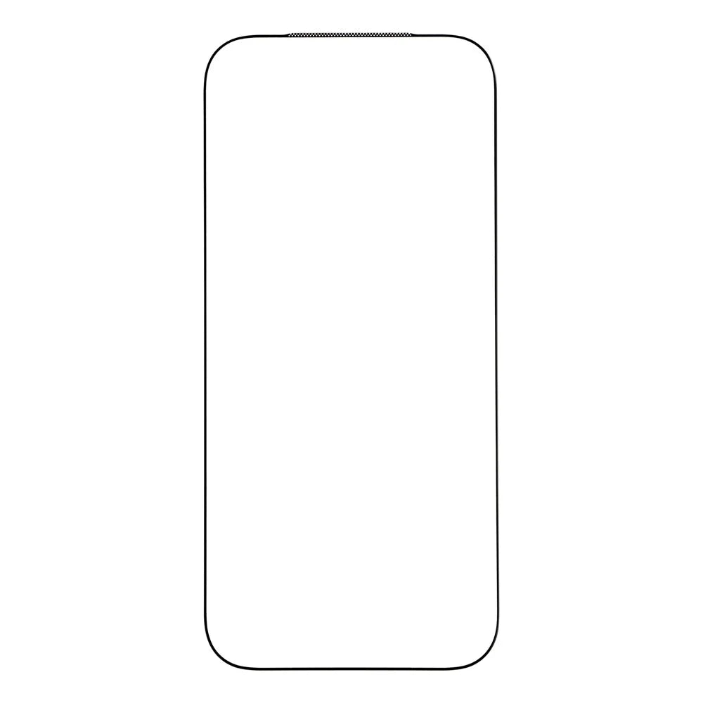 For iPhone 16 Pro Matte Screen Protector Black Edge Silk Printing Tempered Glass Film with Dust Mesh - 2