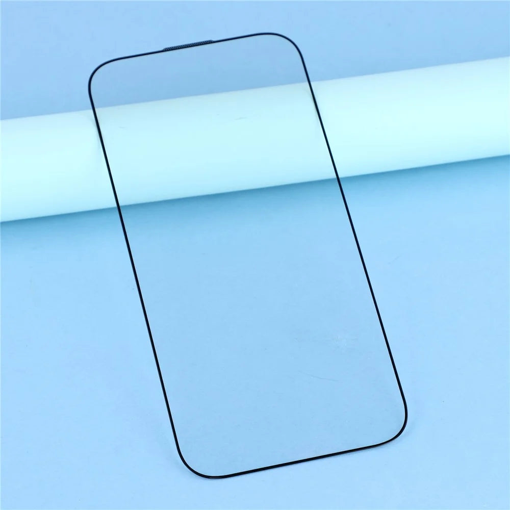 For iPhone 17 Screen Protector Silk Printing AF + AR Full Adhesive Tempered Glass Film with Dust Mesh - 4