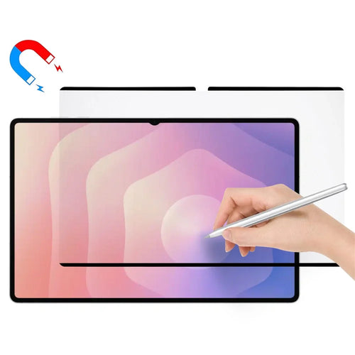 Screen Protector for Samsung Galaxy Tab S11 Ultra / S10 Ultra / S9 Ultra / S8 Ultra Reusable Magnetic Matte PET Film - 1