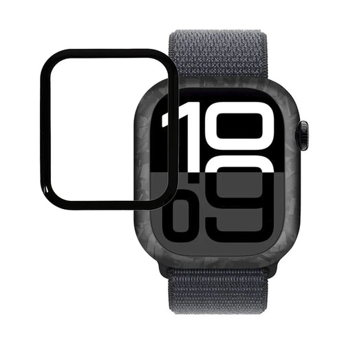 for Apple Watch Series 11 42mm / 10 42mm Screen Protector 3D Curved Full Screen Silk Printing Tempered Glass Film - 1