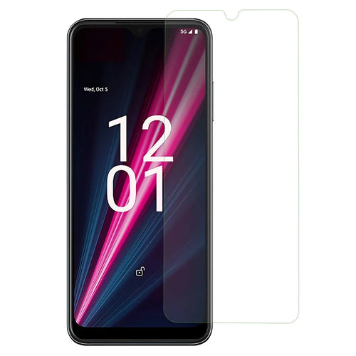 For T-Mobile Revvl 6 Pro 5G 2.5D Arc Edge Tempered Glass Film 9H Hardness Full Glue HD Clear Screen Protector - 1