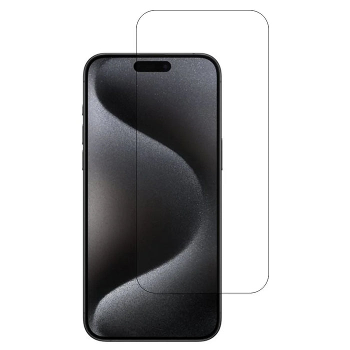 URR For iPhone 15 Pro Max Screen Protector No Black Edge Clear 0.25 Arc 9H Tempered Glass Film - 1