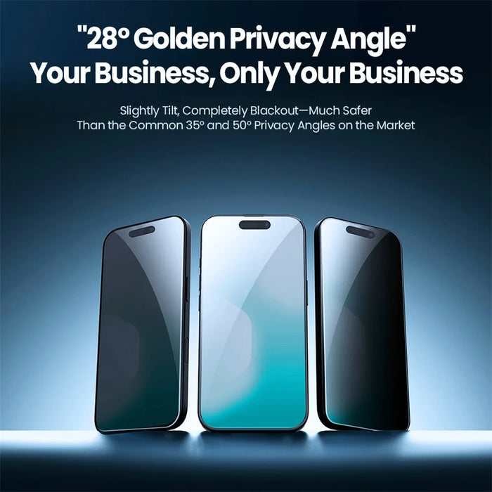 NILLKIN For iPhone 17 Pro Anti-Peep Screen Protector Anti-Scratch AGC Glass Full Screen Film - 5