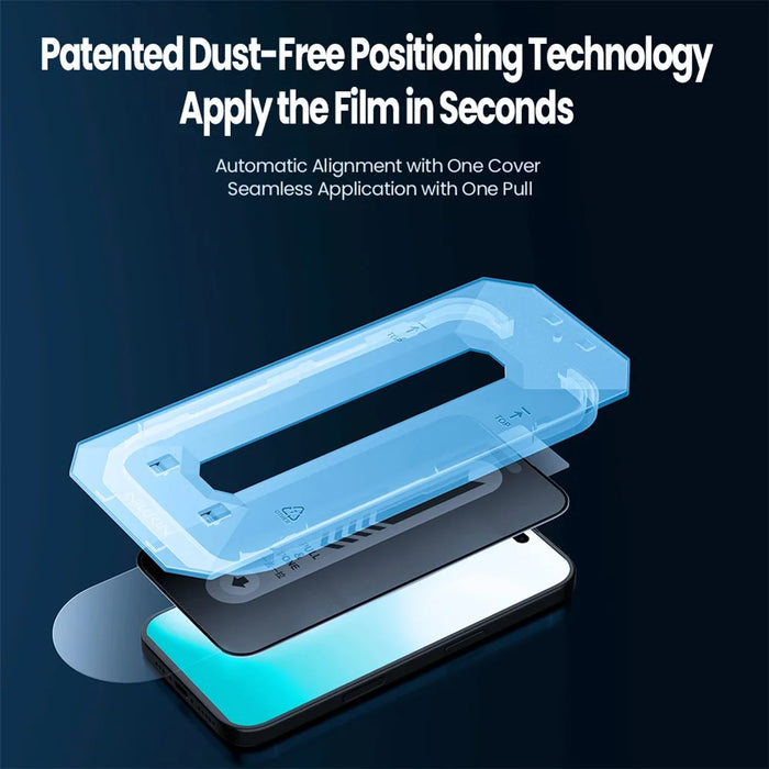 NILLKIN For iPhone 17 Pro Max Anti-Peep Screen Protector Anti-Scratch AGC Glass Full Screen Film - 4