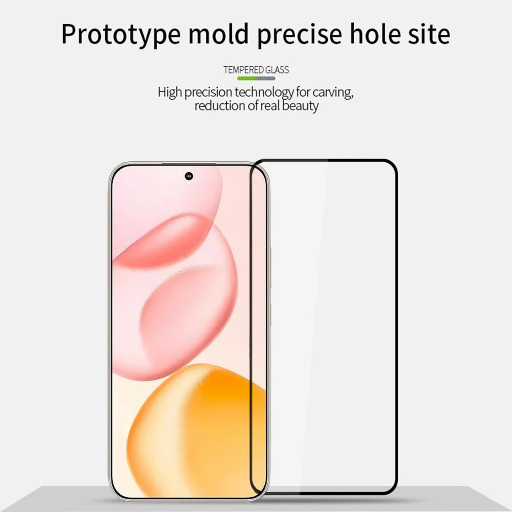 PINWUYO For Honor 400 5G (Global) Tempered Glass Film  JK Series-2 9H Full Screen Protector - Black - 3