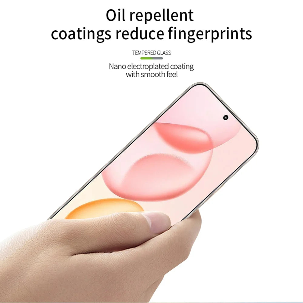 PINWUYO For Honor 400 5G (Global) Tempered Glass Film  JK Series-2 9H Full Screen Protector - Black - 4