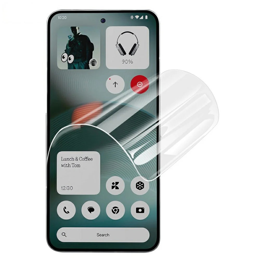 IMAK Hydrogel Film 4th For Nothing Phone (3) 5G Screen Protector Ultra Clear Soft TPU Film (Fingerprint Unlock) - Transparent - 2