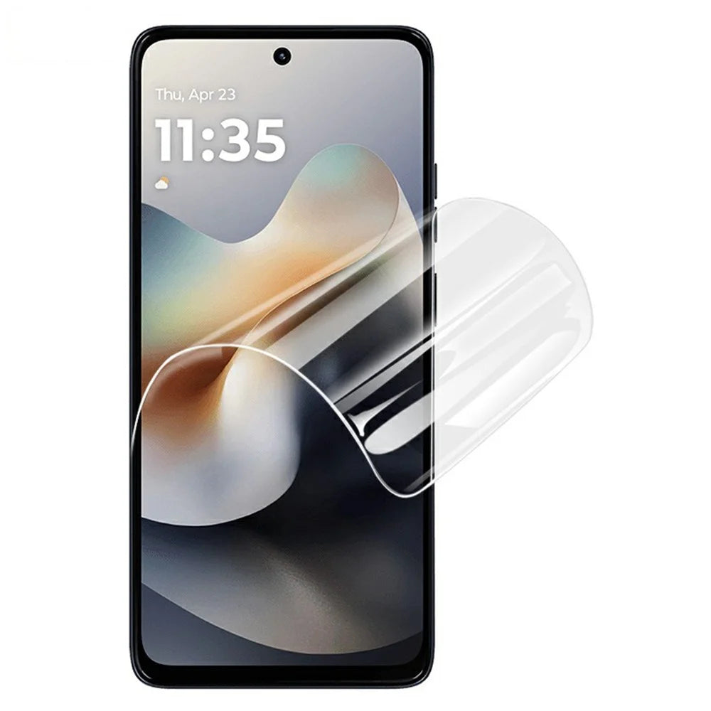IMAK Hydrogel Film 4th For Motorola Moto G56 5G Screen Protector Ultra Clear Soft TPU Film (Fingerprint Unlock) - Transparent - 2