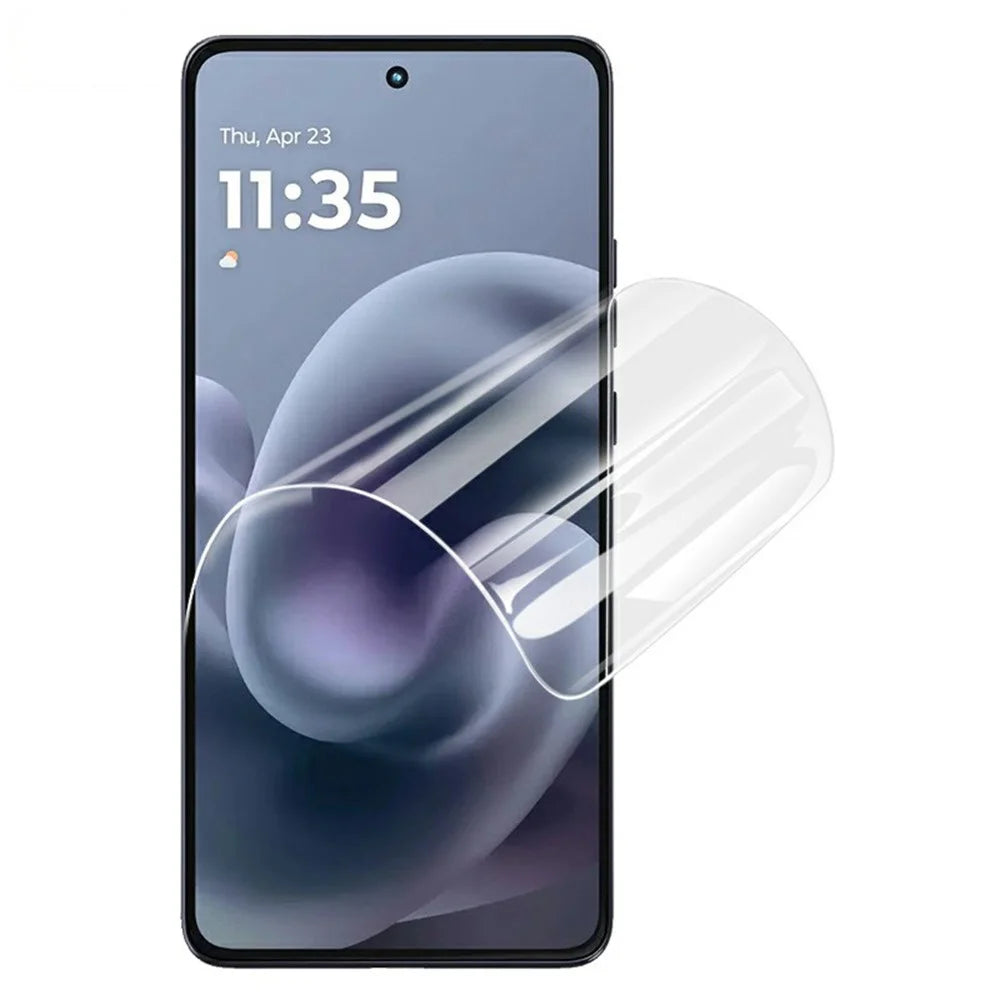 IMAK Hydrogel Film 4th For Motorola Moto G86 5G / G86 Power 5G Screen Protector Ultra Clear Soft TPU Film (Fingerprint Unlock) - Transparent - 2