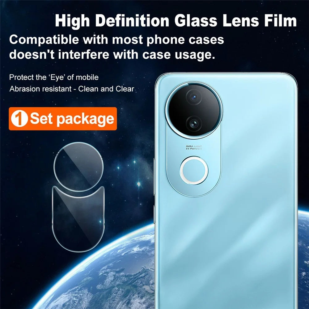 IMAK For vivo iQOO Z10R 5G Camera Lens Protector Slim Tempered Glass Lens Film - 2