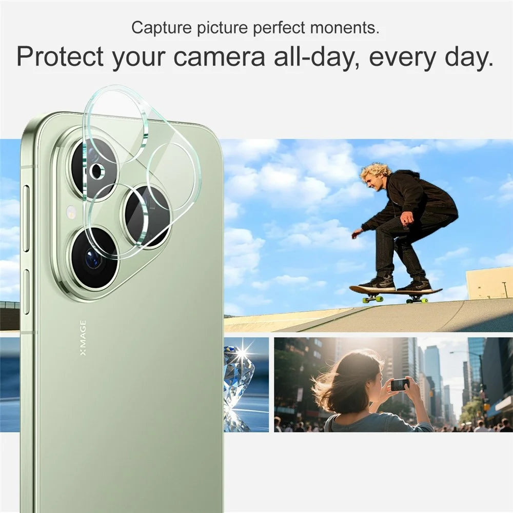 IMAK For Huawei Pura 80 Tempered Glass Camera Lens Protector + Acrylic Lens Cap - 3