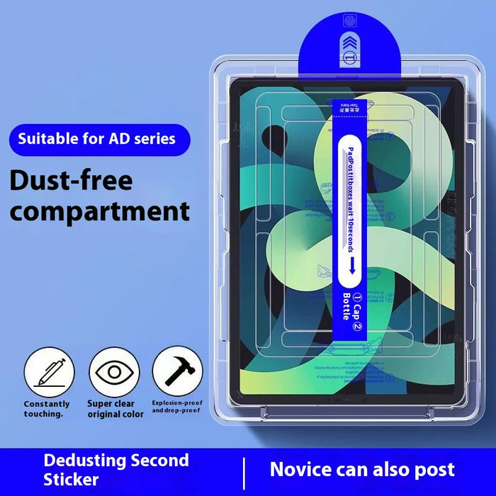 For iPad mini (2024) / iPad mini (2021) Screen Protector Tempered Glass with Dust-Free Auto Alignment Applicator - Transparent - 4