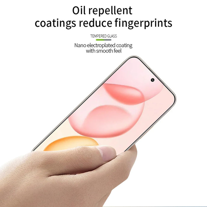 MOFI For Honor 400 5G (Global) Screen Protector  9H Full Glue Full Coverage High Aluminum-Silicon Glass Film - Black - 4