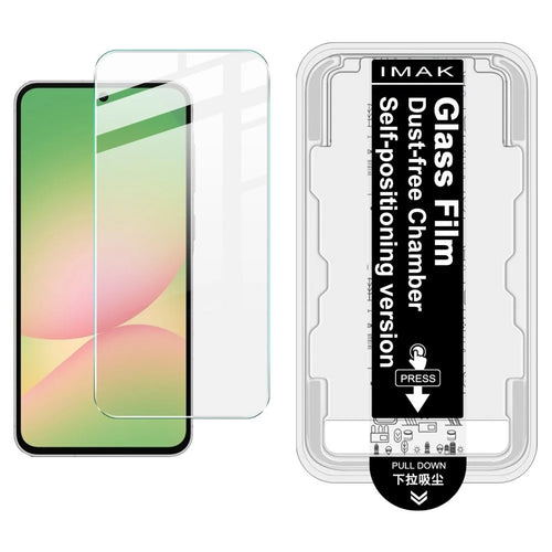 IMAK H Series For Samsung Galaxy A36 5G / A56 5G Tempered Glass Screen Protector Easy Installation Film with Auto Dust-Remove Tool Kit (Fingerprint Unlock) - 1