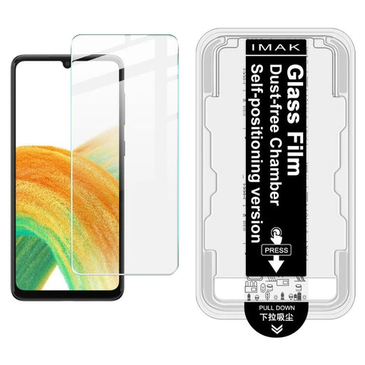 IMAK H Series For Samsung Galaxy A42 5G Tempered Glass Screen Protector Easy Installation Film with Auto Dust-Remove Tool Kit (Fingerprint Unlock) - 1