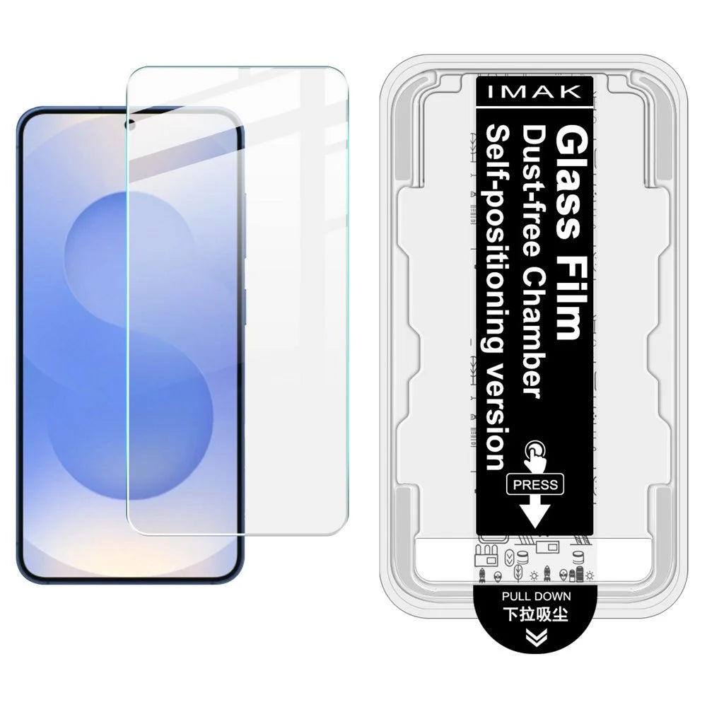 IMAK H Series For Samsung Galaxy S24+ Tempered Glass Screen Protector Easy Installation Film with Auto Dust-Remove Tool Kit (Fingerprint Unlock) - 1