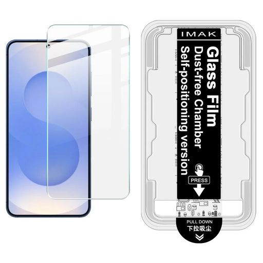 IMAK H Series For Samsung Galaxy S24+ Tempered Glass Screen Protector Easy Installation Film with Auto Dust-Remove Tool Kit (Fingerprint Unlock) - 1