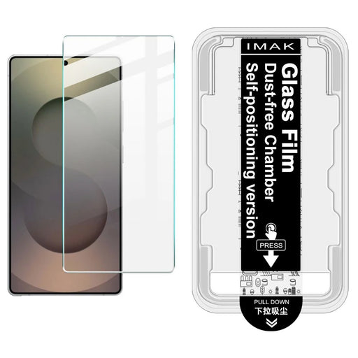 IMAK H Series For Samsung Galaxy S25 Ultra Tempered Glass Screen Protector Easy Installation Film with Auto Dust-Remove Tool Kit (Fingerprint Unlock) - 1