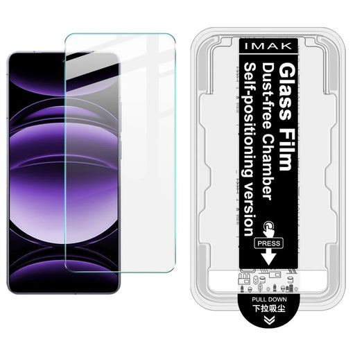 IMAK H Series For Realme GT 6 5G Tempered Glass Screen Protector Easy Installation Film with Auto Dust-Remove Tool Kit (Fingerprint Unlock) - 1