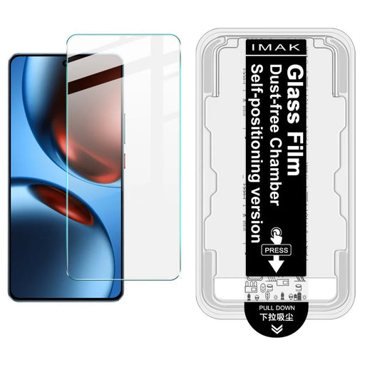 IMAK H Series For Realme GT 7T 5G / GT 7 5G Tempered Glass Screen Protector Easy Installation Film with Auto Dust-Remove Tool Kit (Fingerprint Unlock) - 1