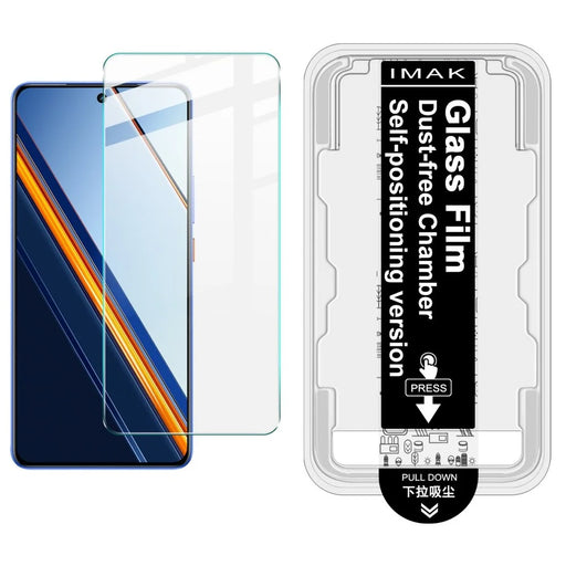 IMAK H Series For Realme Neo7 SE 5G Tempered Glass Screen Protector Easy Installation Film with Auto Dust-Remove Tool Kit (Fingerprint Unlock) - 1