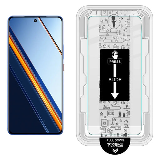 IMAK H Series For Realme Neo7 SE 5G Tempered Glass Screen Protector Easy Installation Film with Auto Dust-Remove Tool Kit (Fingerprint Unlock) - 2