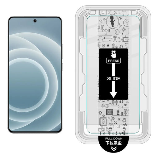 IMAK H Series For Realme Neo7 Turbo 5G Tempered Glass Screen Protector Easy Installation Film with Auto Dust-Remove Tool Kit (Fingerprint Unlock) - 2