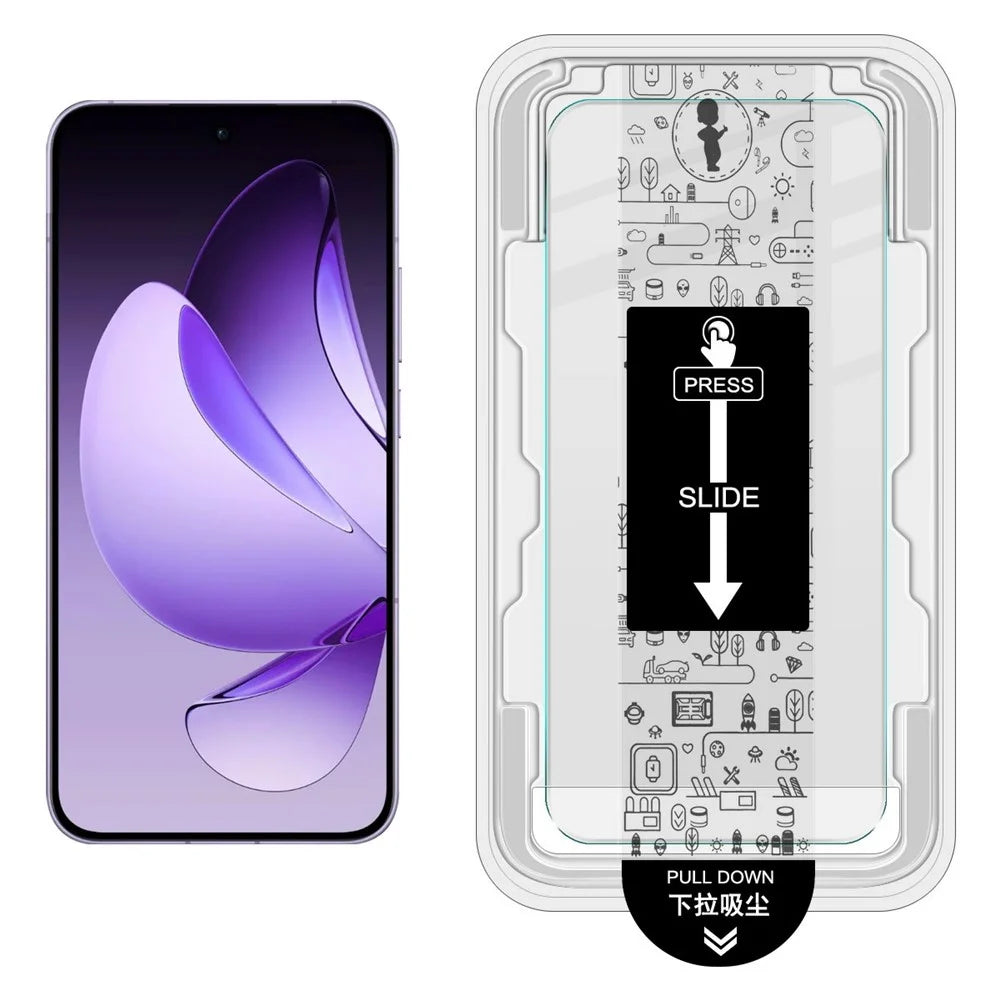 IMAK H Series For Oppo Reno13 5G (Global) / K15 Pro 5G / A6s Pro 5G Tempered Glass Screen Protector Easy Installation Film with Auto Dust-Remove Tool Kit (Fingerprint Unlock) - 2