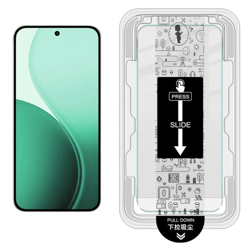 IMAK H Series For Oppo Reno14 5G (Global) Tempered Glass Screen Protector Easy Installation Film with Auto Dust-Remove Tool Kit (Fingerprint Unlock) - 2