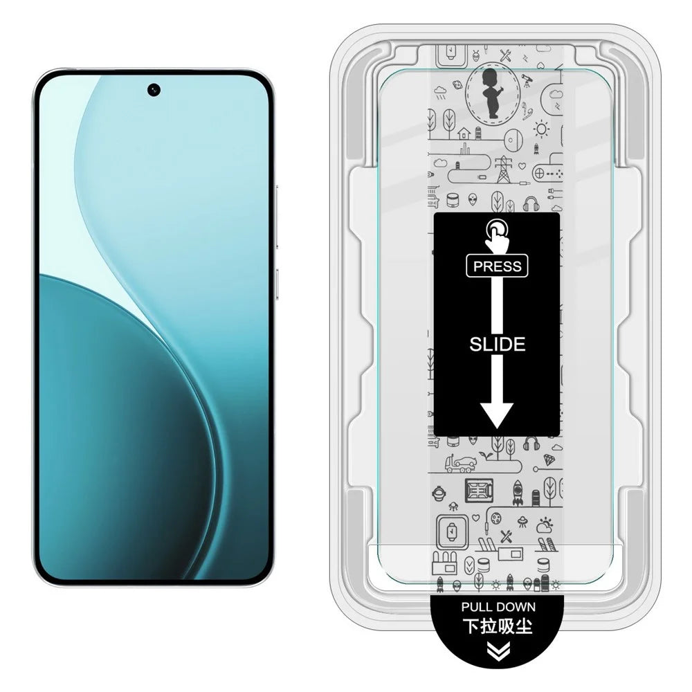 IMAK H Series For Oppo Reno14 Pro 5G (Global) Tempered Glass Screen Protector Easy Installation Film with Auto Dust-Remove Tool Kit (Fingerprint Unlock) - 2