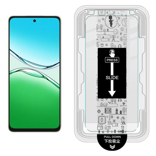 IMAK H Series For Oppo A5 Pro 5G (Global) / 4G (Global) Tempered Glass Screen Protector Easy Installation Film with Auto Dust-Remove Tool Kit (Fingerprint Unlock) - 2