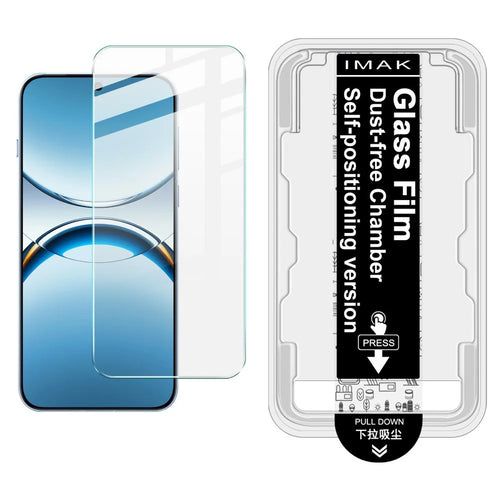 IMAK H Series For Oppo Find X8 5G Tempered Glass Screen Protector Easy Installation Film with Auto Dust-Remove Tool Kit (Fingerprint Unlock) - 1
