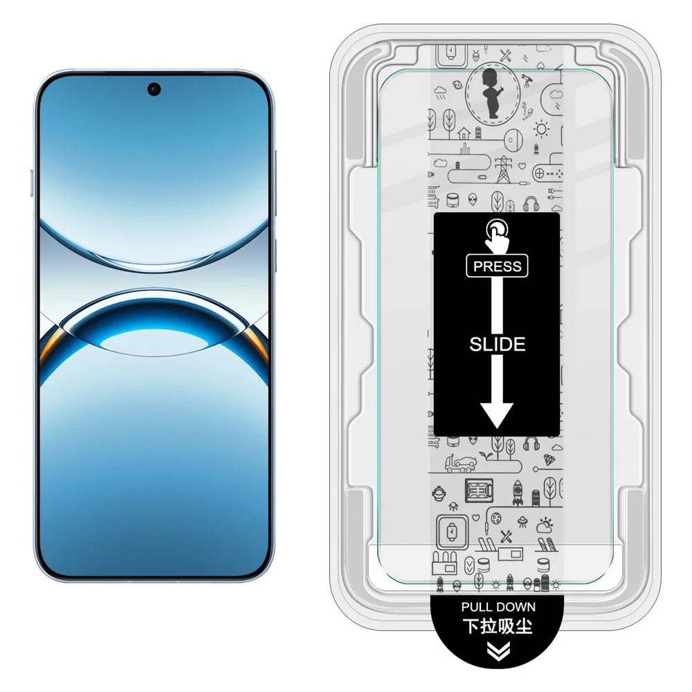 IMAK H Series For Oppo Find X8 5G Tempered Glass Screen Protector Easy Installation Film with Auto Dust-Remove Tool Kit (Fingerprint Unlock) - 2